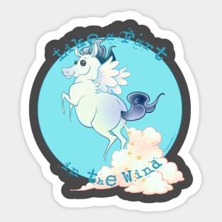 Like a Fart in the Wind Sticker